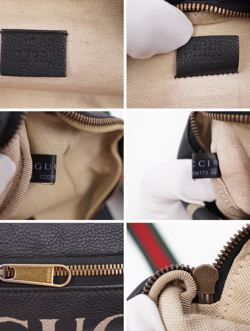 CH24 ❤️ GUCCI Grained Logo Belt Bag